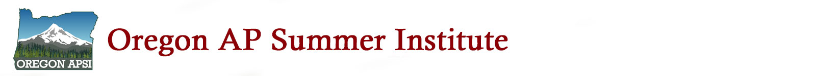 Oregon AP Summer Institute